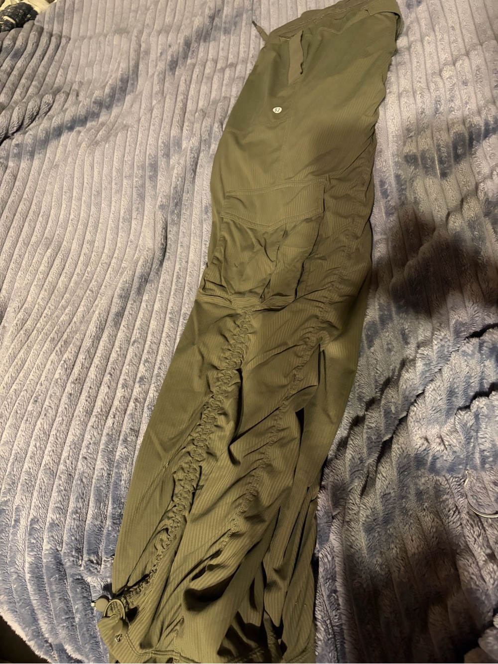 lululemon athletica dance studio army green Cargo Pants - Picture 2 of 7